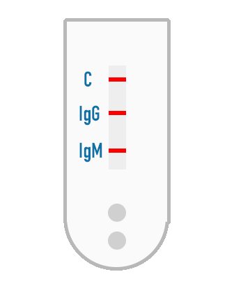 Test Sierologico Fai da te Positivo IgM IgG